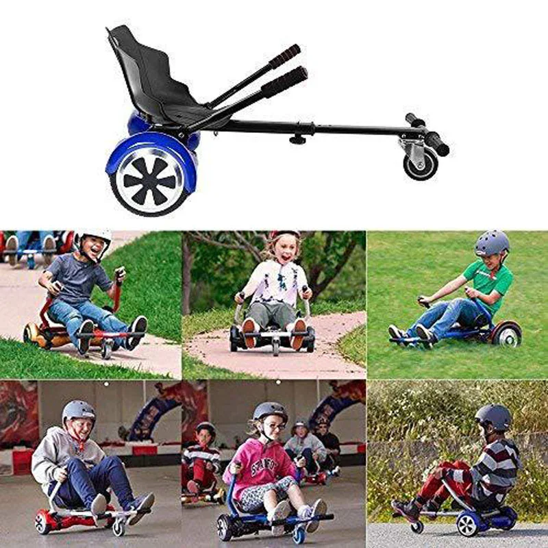 Imagem -02 - Hovercart Balanceado Quadro para o Miúdo Hovercart Hoverboard Auto Balanceamento Acessórios Ajustáveis Único Pólo