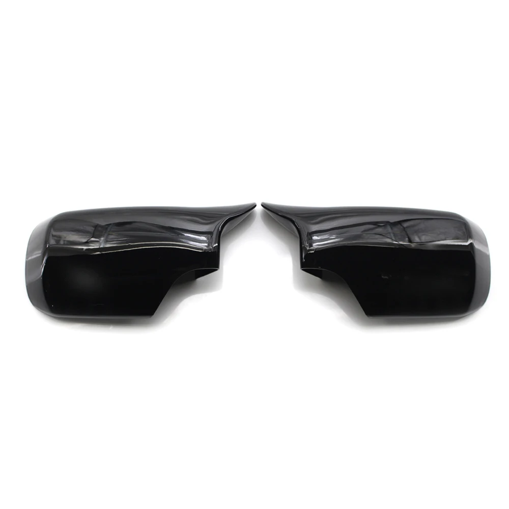 Rearview Mirror Cover Caps Carbon Fiber / Black For BMW E46 E39 4door 325i 330i 525i 530i 540i 1998 1999 2000 2001 2002-2005