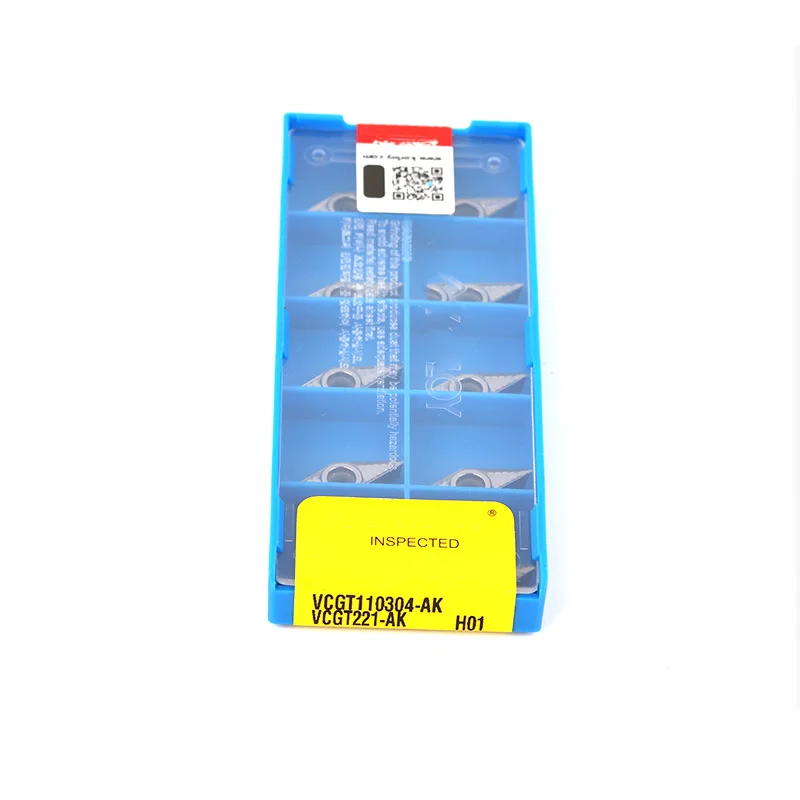 

VCGT110304 AK H01 VCGT 110302 AK H01 высокого качества карбид лезвия cnc токарный станок Алюминий Медь инструмент Алюминий Токарные вставки