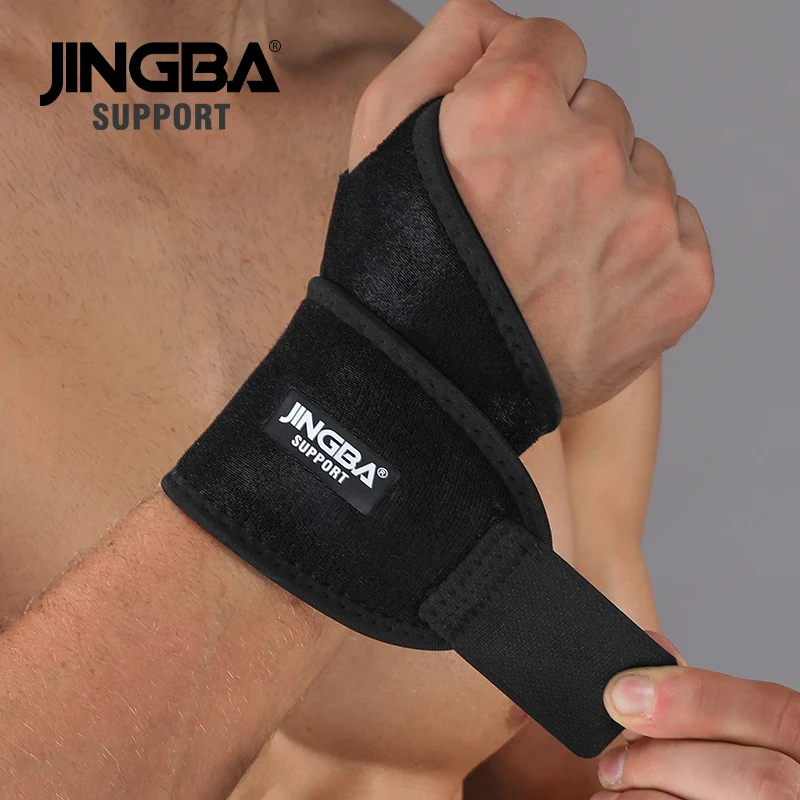 JINGBA SUPPORT 1 PCS Adjustable Bandage Weightlifting Sport Wristband Support Handguard Wrist joint Protector Dropshipping