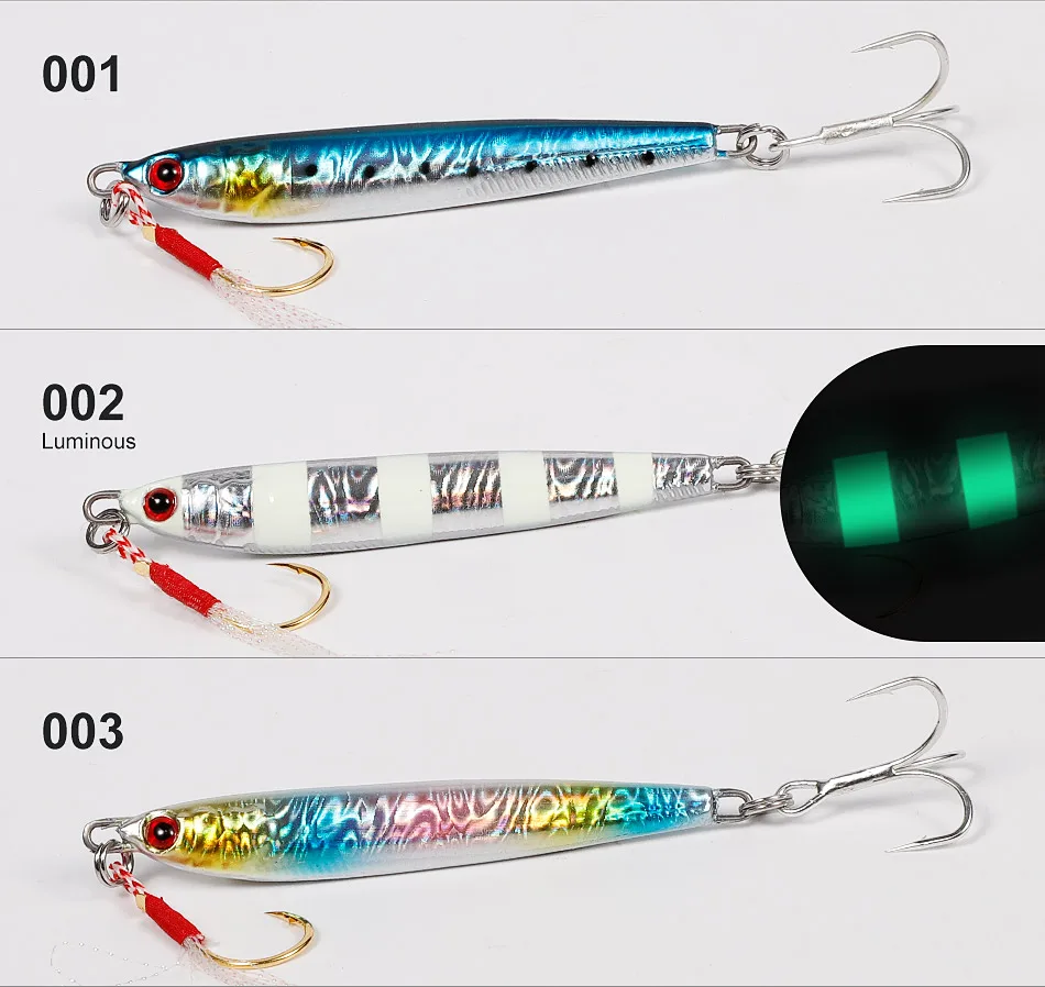 Noeby Slow Jigging Metall Jig Angelköder 21g 28g 40g Long Casting Shore Jigging Löffel Künstlicher harter Köder für Meeresangelköder – Detail 9