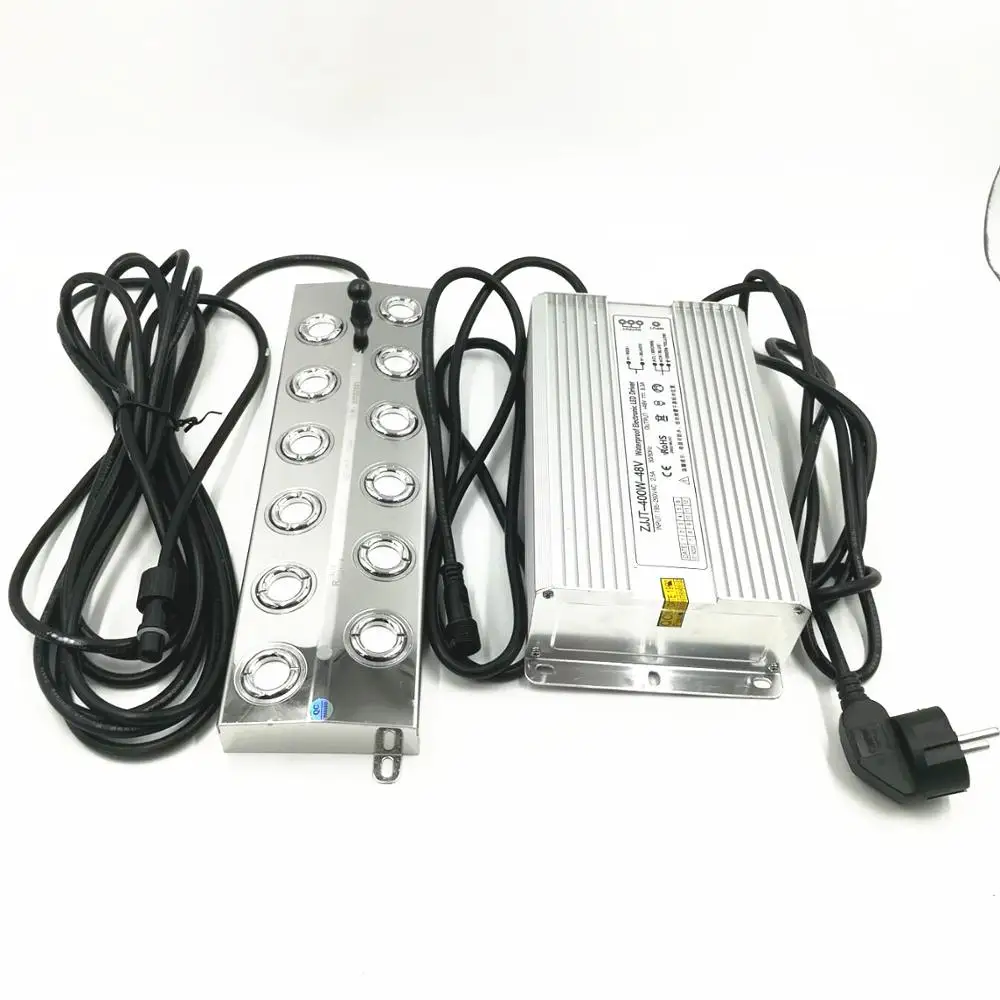 مرذاذ بالموجات فوق الصوتية ، 12 رأس ، تيار مستمر 48 فولت ، 8500 مل/ساعة ، مزود طاقة 220 فولت ، مقاوم للماء ، للدفيئة والفطر ، الاتحاد الأوروبي/الاتحاد الأفريقي/المملكة المتحدة/الولايات المتحدة