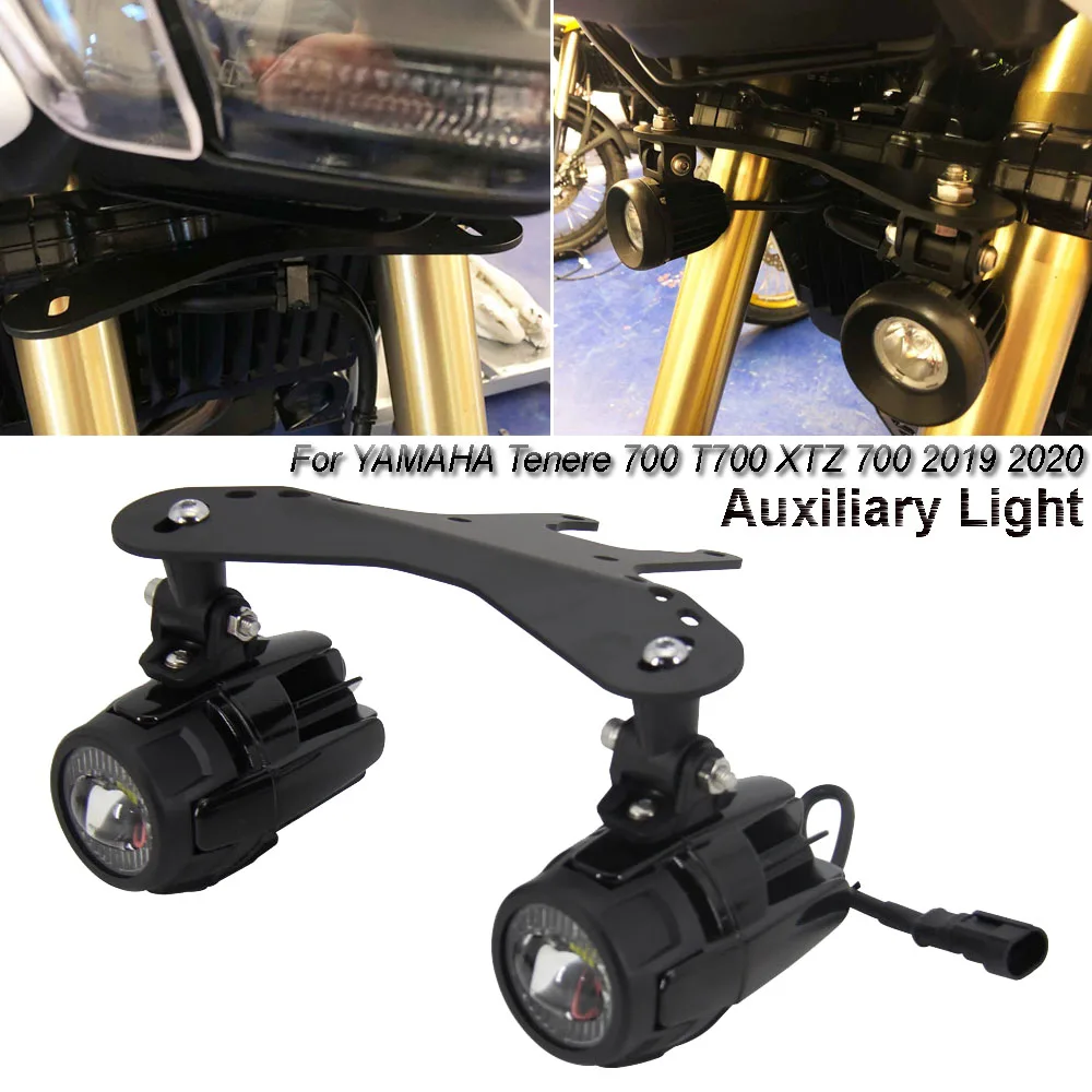 

2019 2020 Motorcycle For YAMAHA Tenere 700 T700 XTZ 700 Auxiliary Light Bracket Driving Lamp Fog Lights