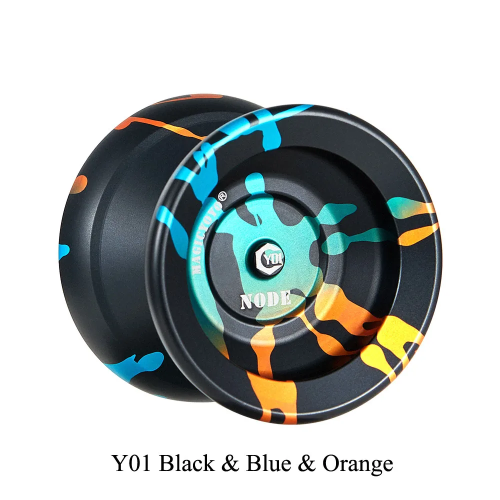 Magic YoyoY01 Professional Response Yoyo Classic Aluminum Alloy Metal Yoyo with Spinning String 10 Ball Stainless KK Bearing