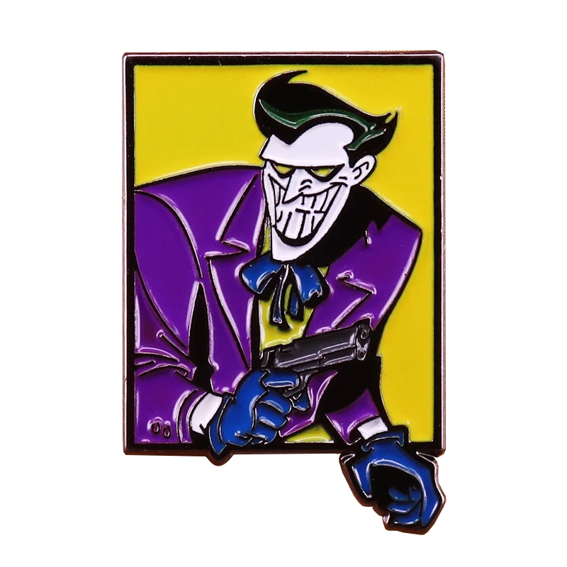 Spilla Joker dangin uno degli accessori per spille per Badge più grandi e scuri