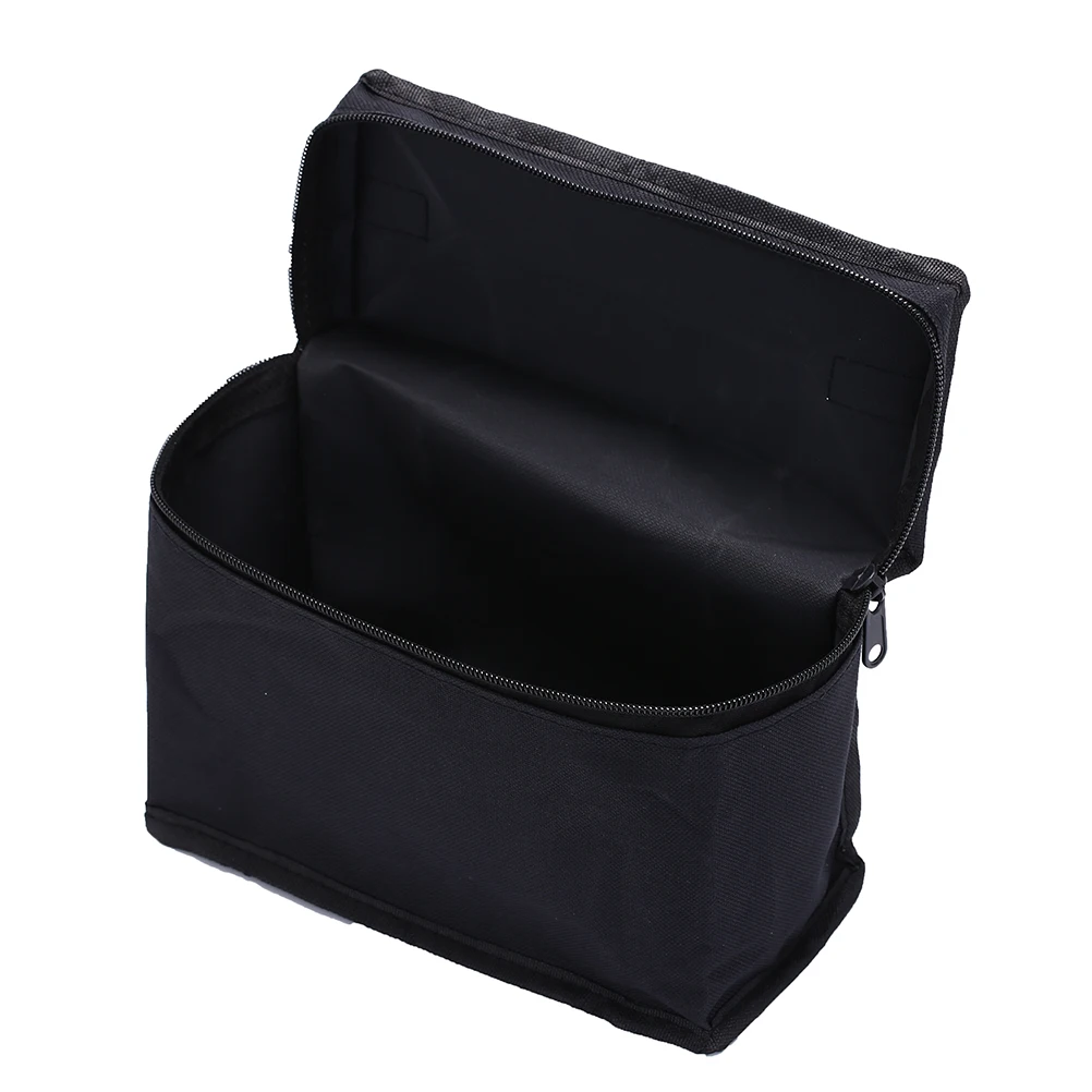 5Sizes Large Capacity Makeup Bag Zipper Black Folding Canvas Cosmetic Bag Art Markers Zipper Hold Markers Pen