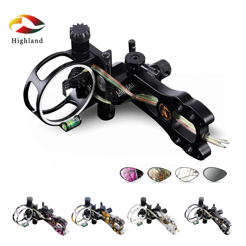 

TP6550 Professional Compound Bow Sight 5 Pin Micro-Adjust With 0.029 Fiber Tp6550 Bow Arrow Archery Accessory