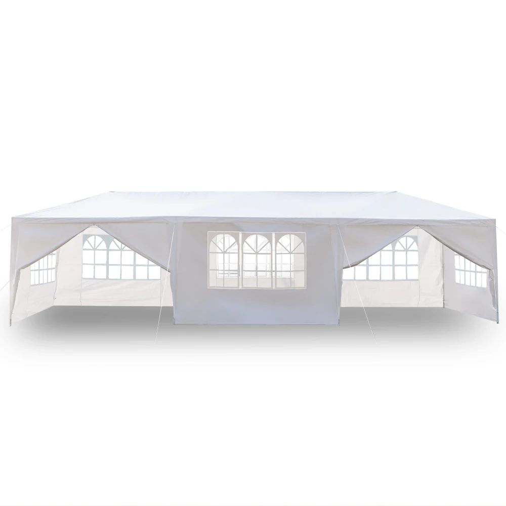 3 x 9m Eight Sides Two Doors Waterproof Tent with Spiral Tubes  Event Tent Wedding Tent for Events Party Tent US Warehouse