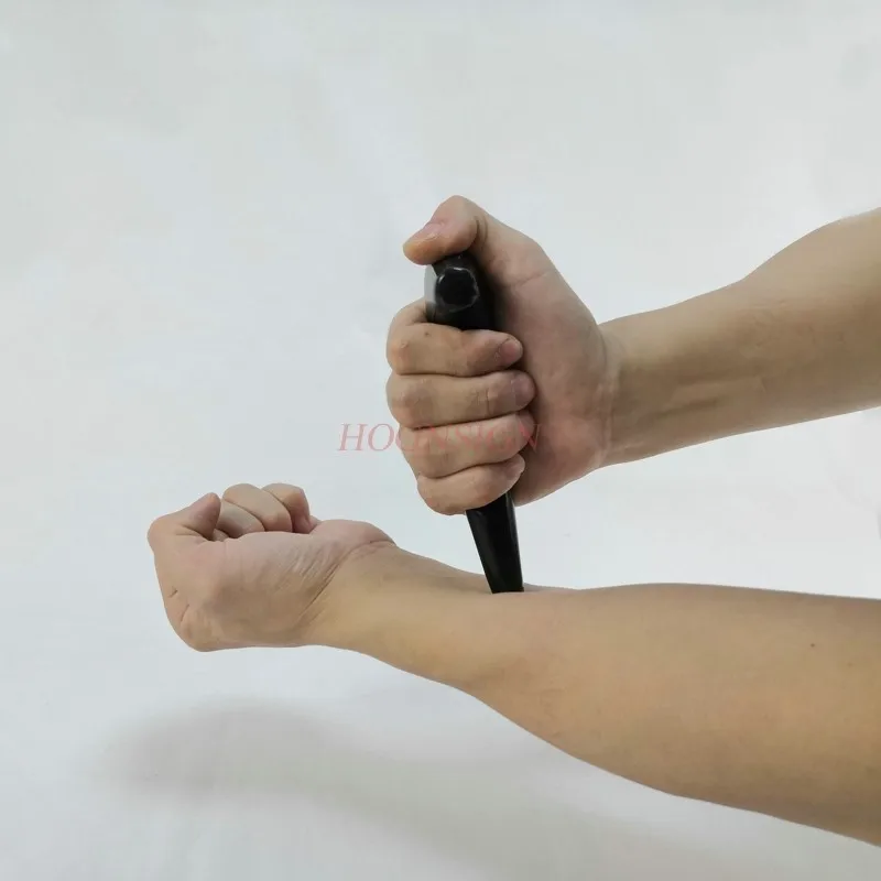 2pcs Foot Scrapping Massage Plate Stick Pen Gua Sha Natural Buffalo Ox Horns Acupuncture Point Massager Eye Beauty Tool Health