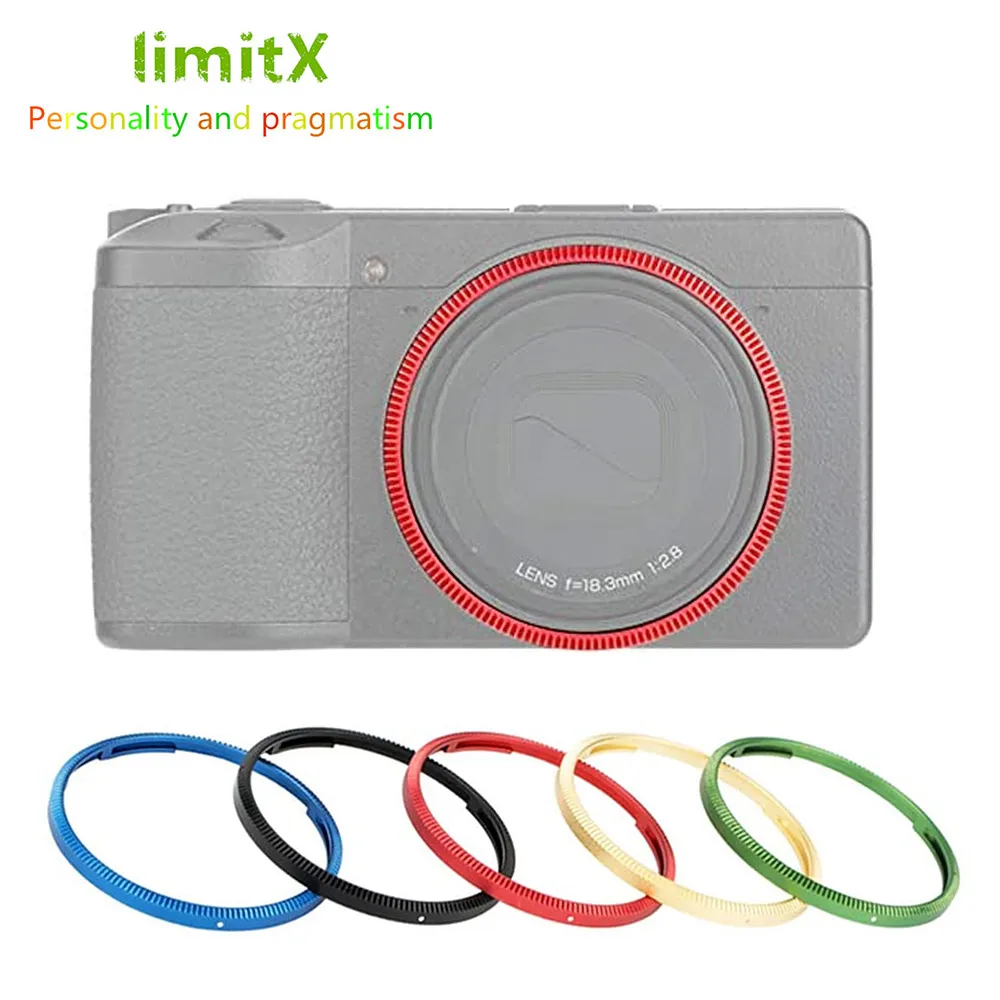 GR3 Metal Accent Lens Ring For Decoration for Ricoh GR III GRIII Camera Replaces GN-1 Protects Lens Barrel