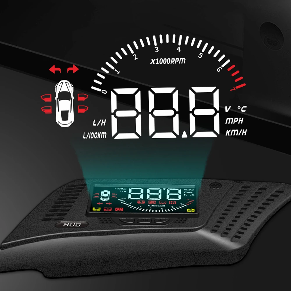 Car LED Projector For Honda Civic 10th 11th 2015-2025 Auto HUD Head-Up Display Windshield Safe Driving Assistance Accessories