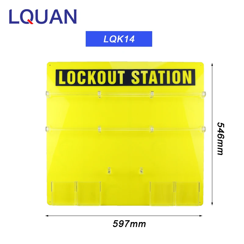 36-Lock Board Wall Mounted Lockout Tagout Stations