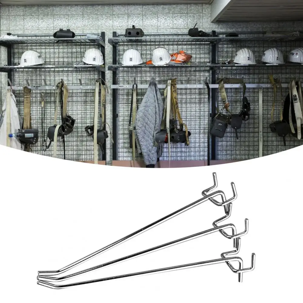 Gadpiparty Stecktafel-Haken 5 Stück – Aus Eisen, Weiß, 6x4x0,3 Cm, Für Wandmontage, Zur Organisation Von Garage & Werkstatt