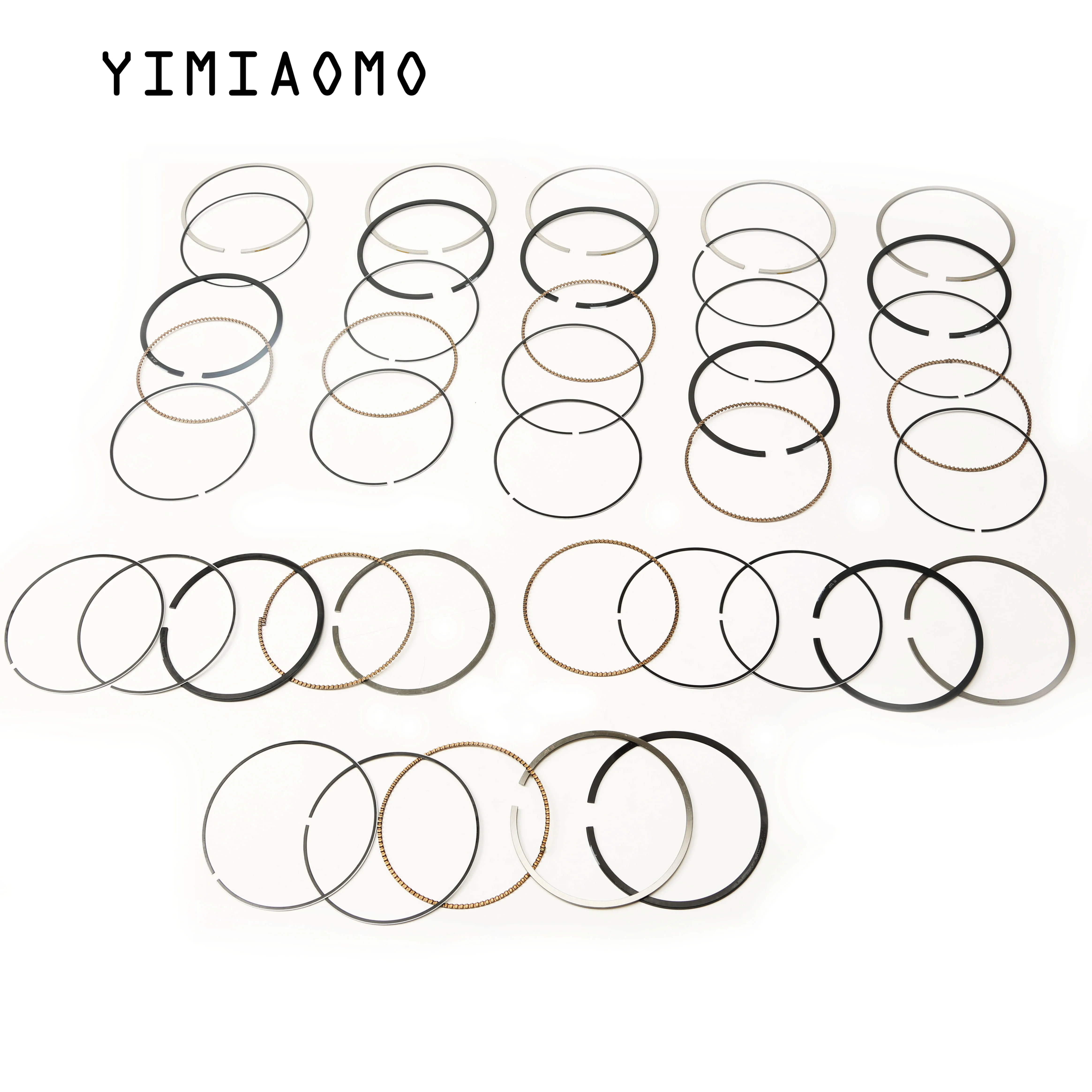 8907510000 8x Cyl. Bore 89MM Piston Rings Set For BMW N63B44A V8/N74B66A V12 F07 F12 F13 760Li X5 M xDrive50i 4.4T WG1889132