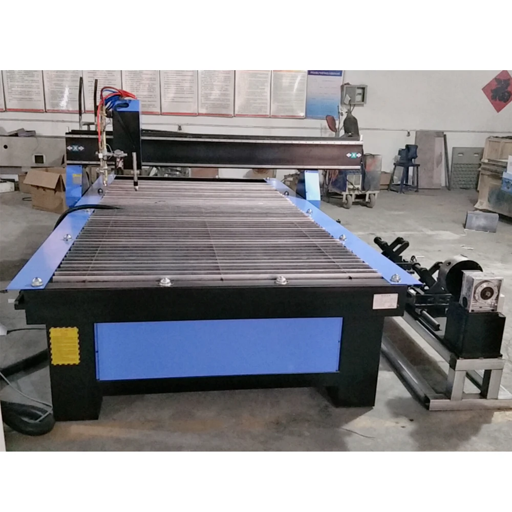 Heavy Duty CNC Plasma And Flame Cutting Machine For Metal Pipes 1530 Plasma Cutting Machine Water Table CNC Metal Plasma Cutter