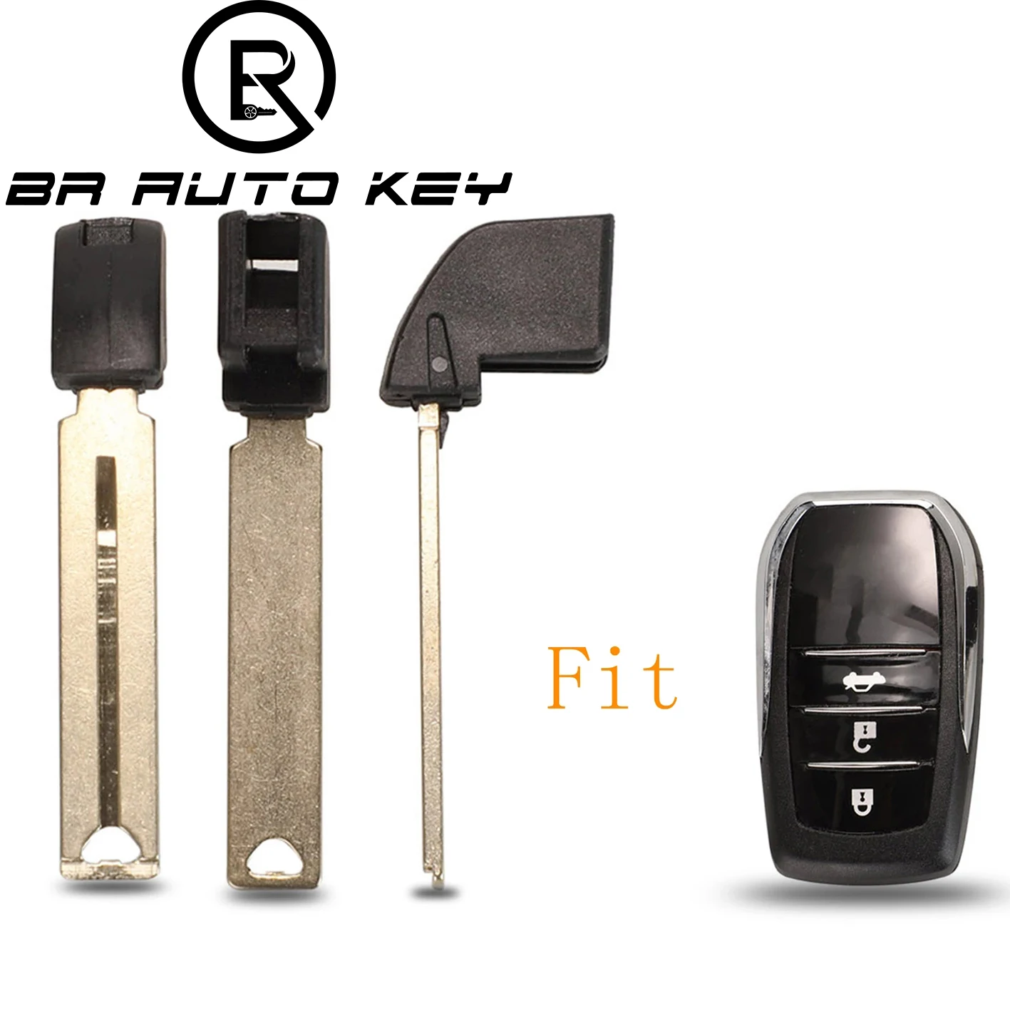 Not schlüssel Remote Auto Smart Key Einsatz ungeschnittene Klinge Blank Anhänger für Toyota Fortuner Hiux Innova Camry Corolla Alphard Toy2