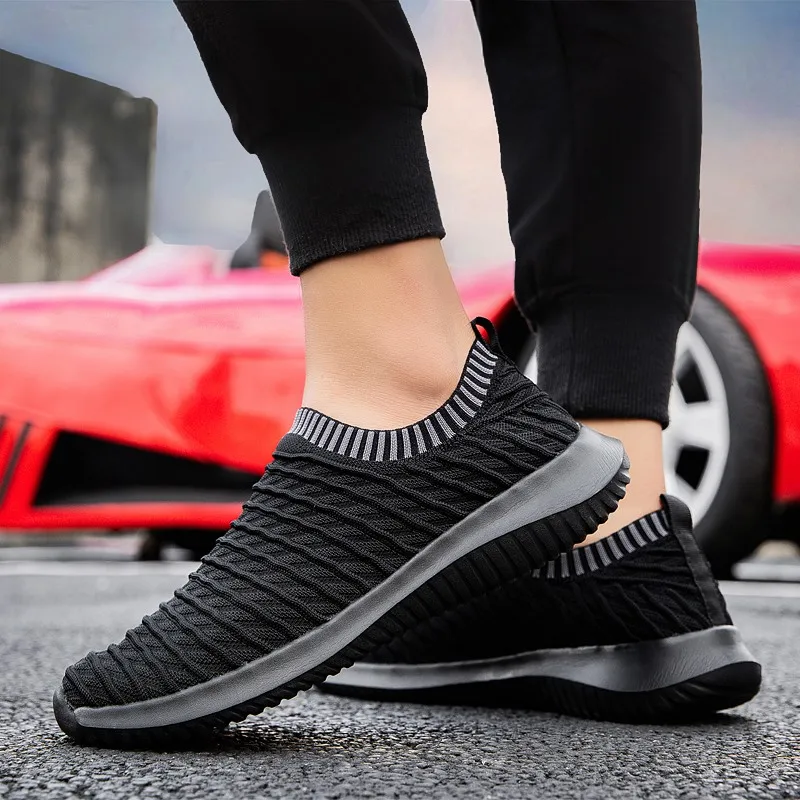 

Nice New Vulcanized Women Flats High Quality Women Sneakers Men Slip On Shoes Men Loafers Plus Size 35-46 Breathable Lovers