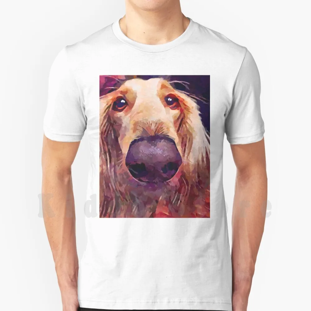 Camiseta Saluki 3 de algodón para hombre, con estampado DIY, diseño de perro Saluki, animal canino puro, retrato de mascota, raza de perro de caza, cachorro, mascota doméstica, color marrón
