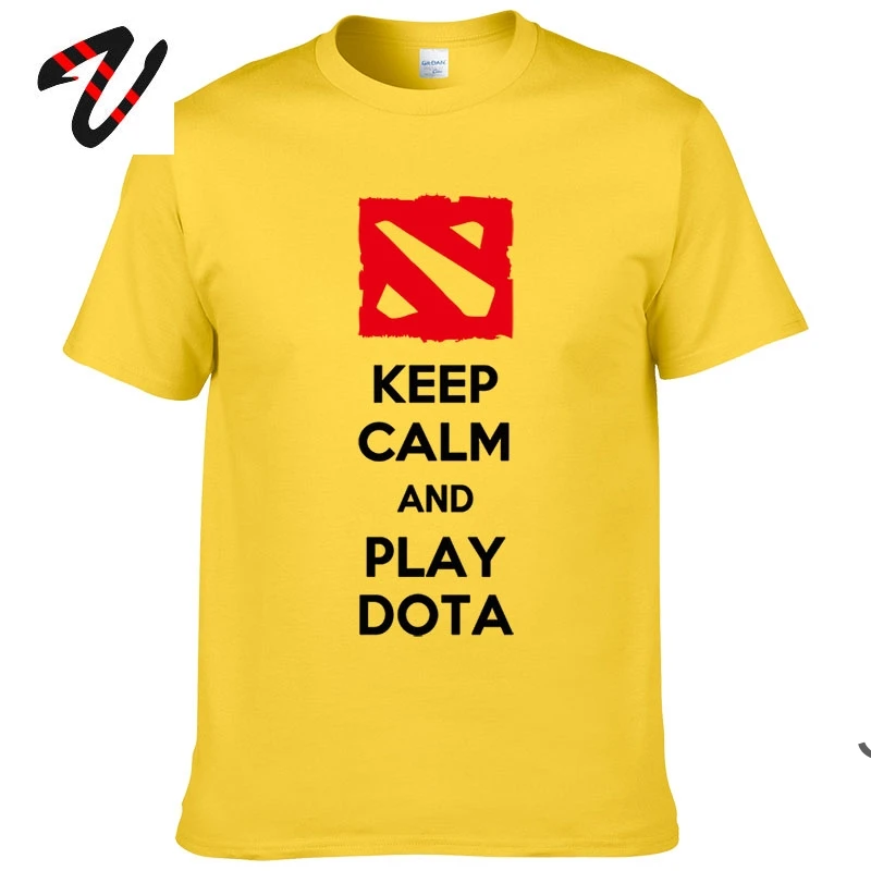 Defense of the Ancients DOTA 2 Game T-Shirt Multiplayer Videogame O Neck Cotton Clothes Camisetas Men Tops Plus Size