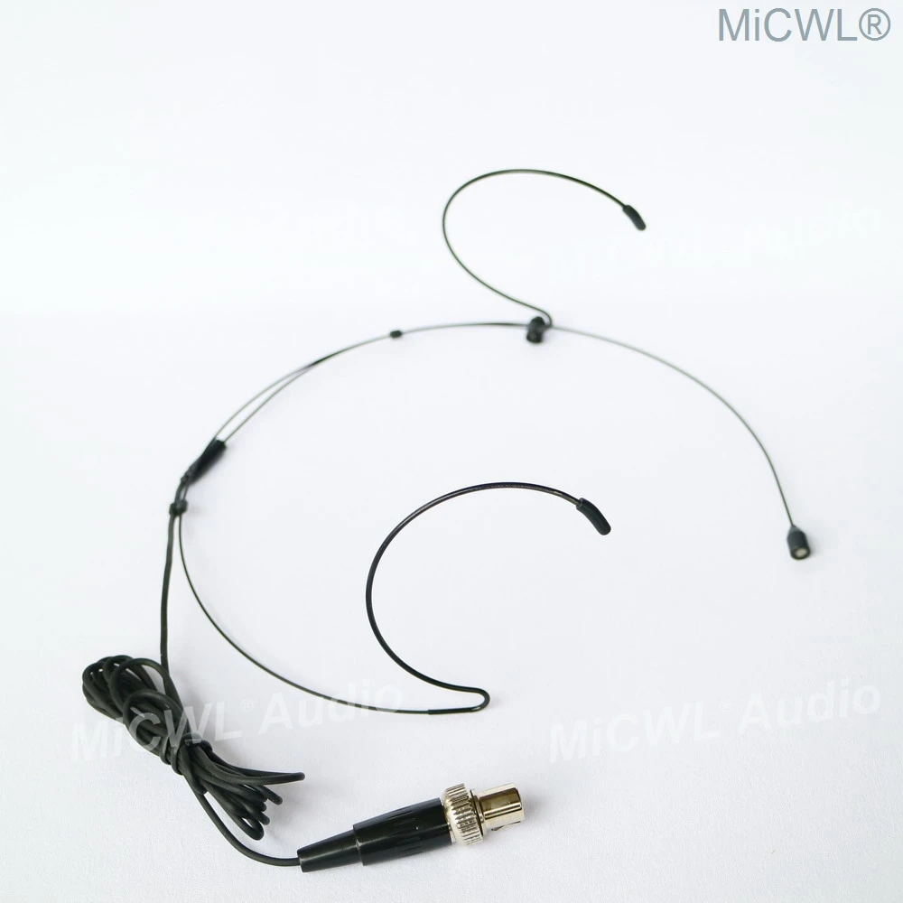 Professional Headset Microphone For MiPro ACT Series Wireless earset System TA4F 4Pin Lock Omnidirectional Condenser Microphones