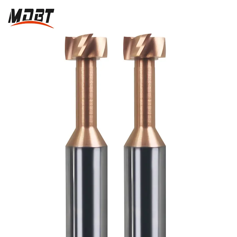 Cacbua T Khe Cắm Dao Phay Chắc Chắn Carbide Cấp Cối Xay 4Mm 6Mm 8Mm 10Mm T 12Mm loại Grooving Cấp Cối Xay CNC Công Cụ