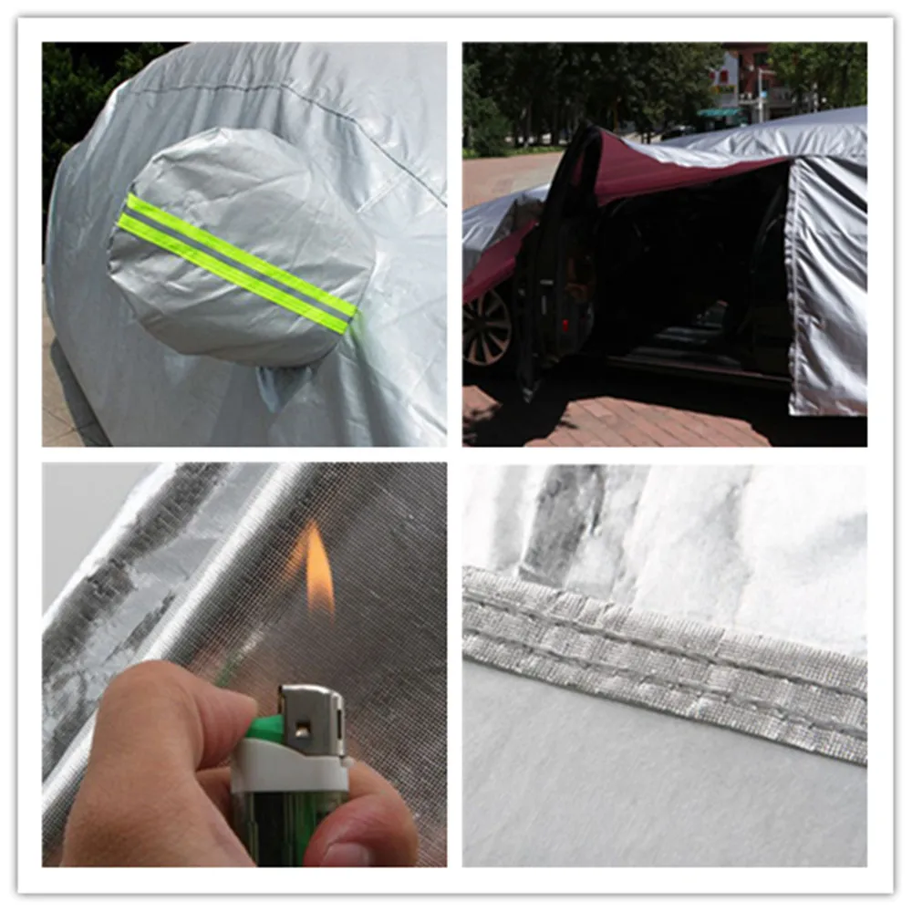 190T Universal Car Covers Outdoor sun protection Dustproof rainproof Snow protection for Toyota Camry Corolla RAV4 Yaris reiz