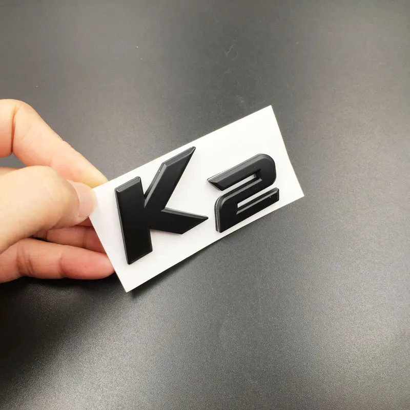 NEW 1PCS 3D Metal Car Styling Sticker For KIA K2 K3 K4 K5 KX7 Car Tail Car Trunk Front Door Side Emblem Sticker