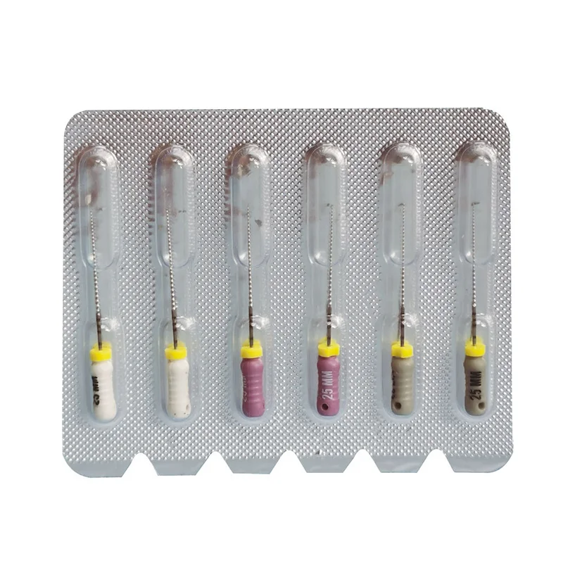 Dental C+ files Endodontic C-pilot files Stainless Steel C Files 6-10# 6pcs/pack Root Canal Files 25mm For Endodontic Dentistry