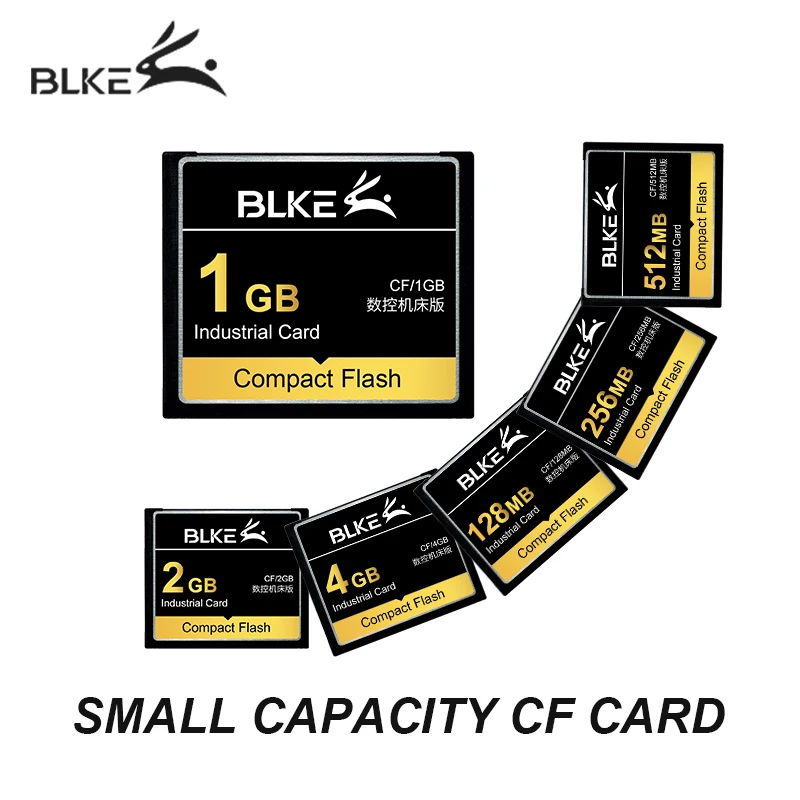 

BLKE CF Card 128M 256M 512MB 1G 2GB 4G Compact Flash Card Memory Card for Machining center fanuc Mitsubishi M70 CNC machine tool