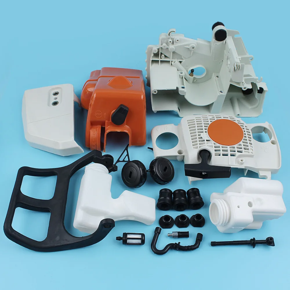 kit-coperchio-superiore-motore-carter-avviamento-a-strappo-protezione-maniglia-per-motoseghe-stihl-017-018-ms170-ms180-tappo-serbatoio-olio-carburante-e-filtro-carburante