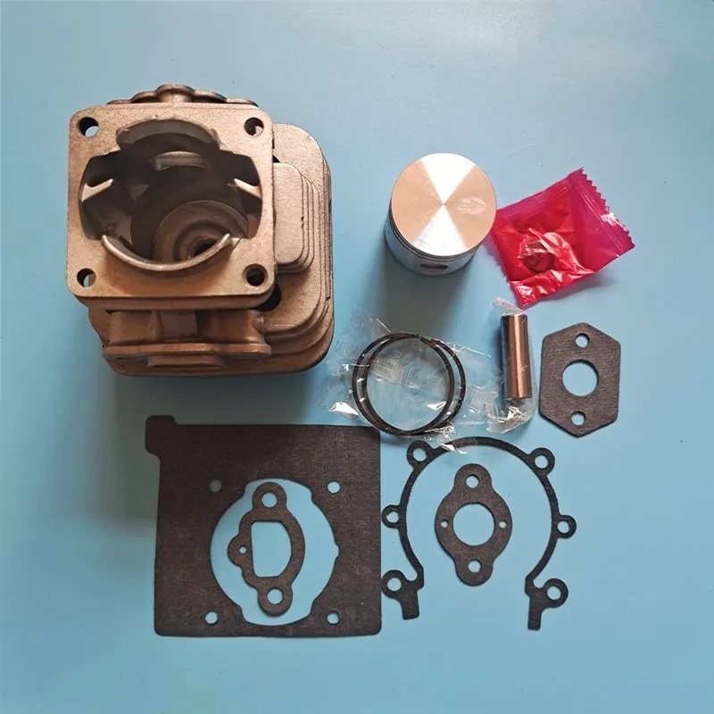 Imagem -06 - Cilindro Kit 40 mm para Oleo-mac Efco Ef4300 Brushcutter Trimmer Pistão Anéis Pinos Clipes Montagem 61330244 61330277 61202322 Om43