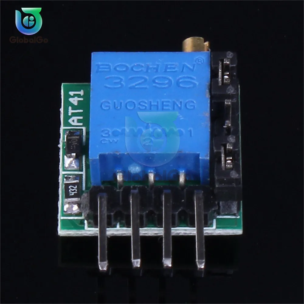 AT41 4Pin Time Delay Realy Circuit Timing Switch Module 1s-40h 1500mA For Delay Switch Timer Board DC 12V 24V 3V 5V