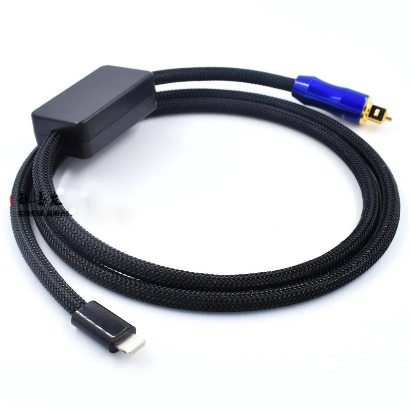 HIFI USB A/Type C/Micro USB/C100 To Optical Fiber decode Cable Power Amplifier Wire Phone Car PS5 DSP Audio Speaker Cable Type-C