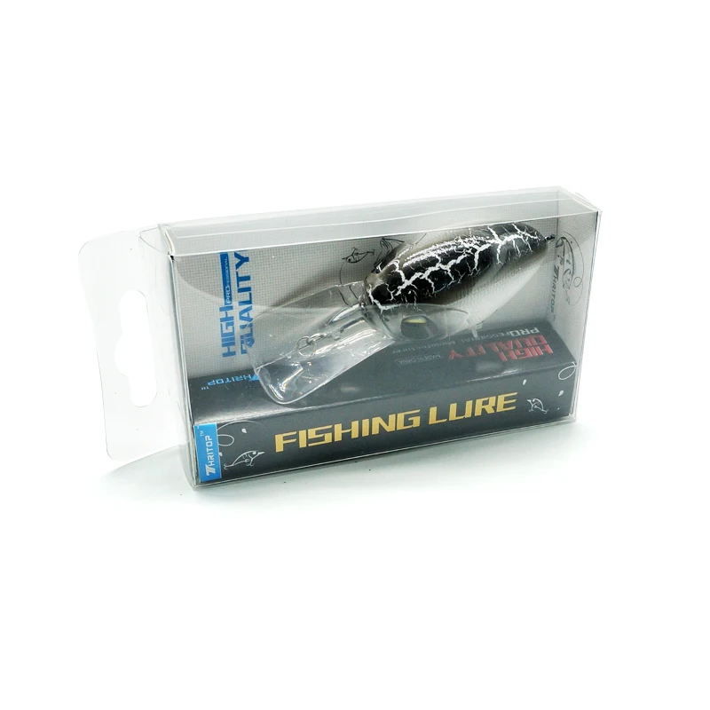 Thritop Crankbait Fishing Lure TP126 Minnow 75MM 11G 6 Different Colors Wobblers 1Meter Dive Hard Lure Fishing Tackles