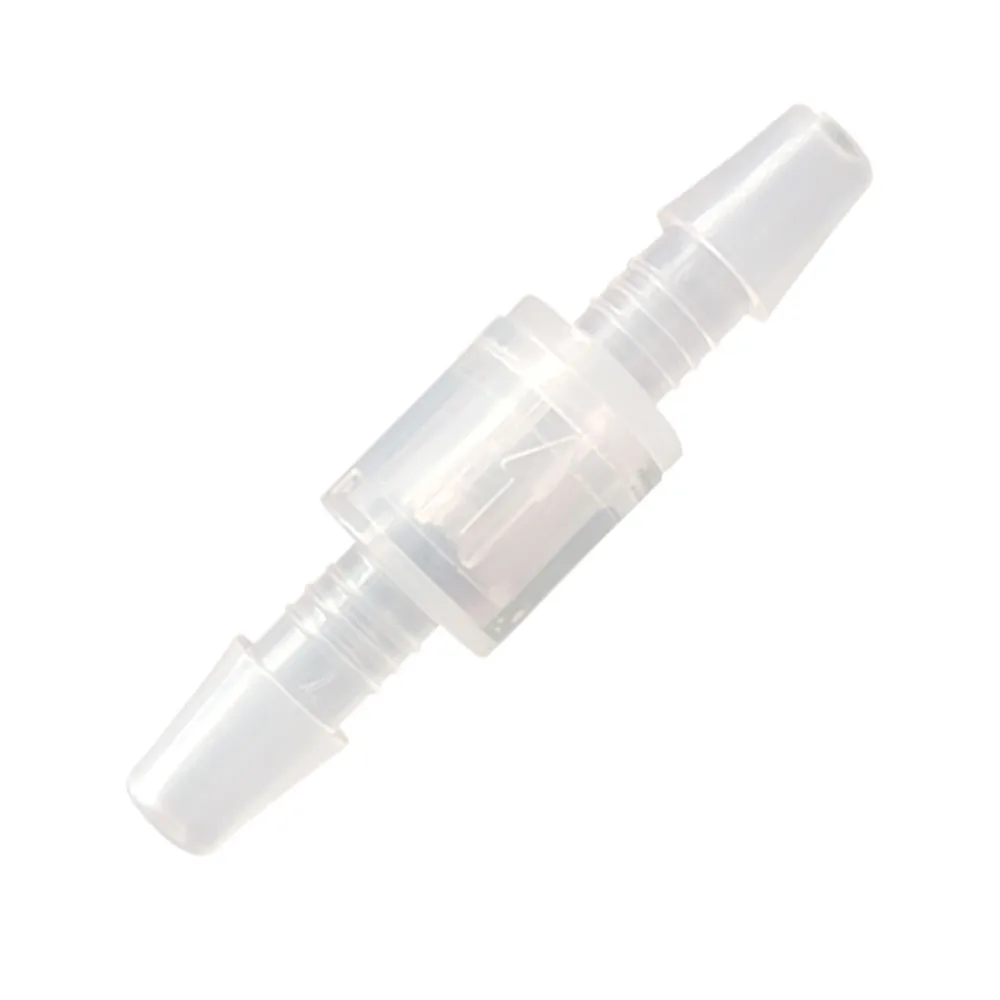 1/4 "Mùa Xuân Kiểm Tra Van Không Trở Về Van Nhựa PP Van Đầu Nối Nhựa