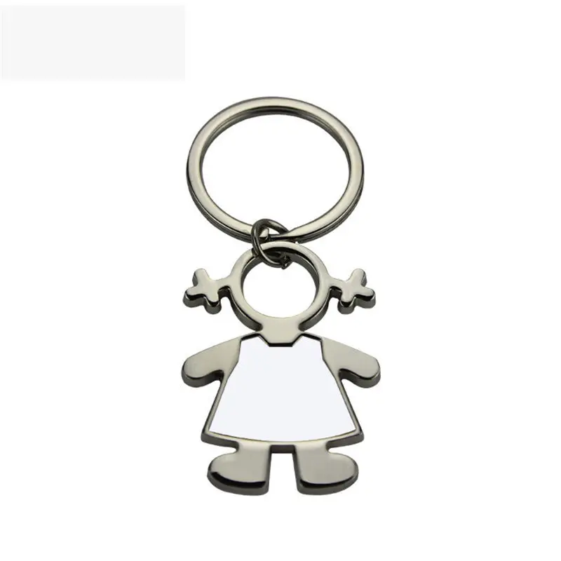 

sublimation metal blank keychains boy girl key ring hot transfer printing metal key ring diy materials 20pieces/lot