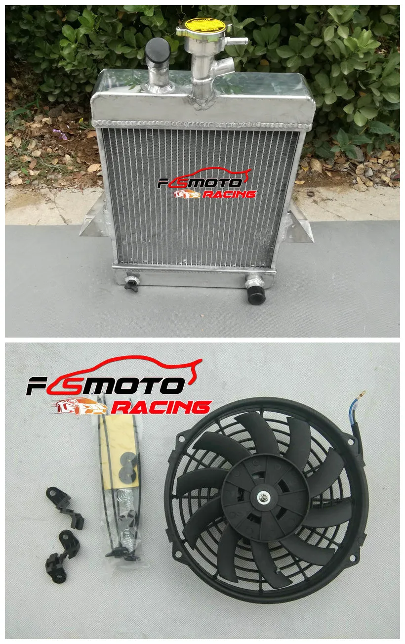 

All Aluminum Radiator + Fan Cooling For Triumph GT6 1966-1973 70mm 2.75'' Thickness 73 72 71 70