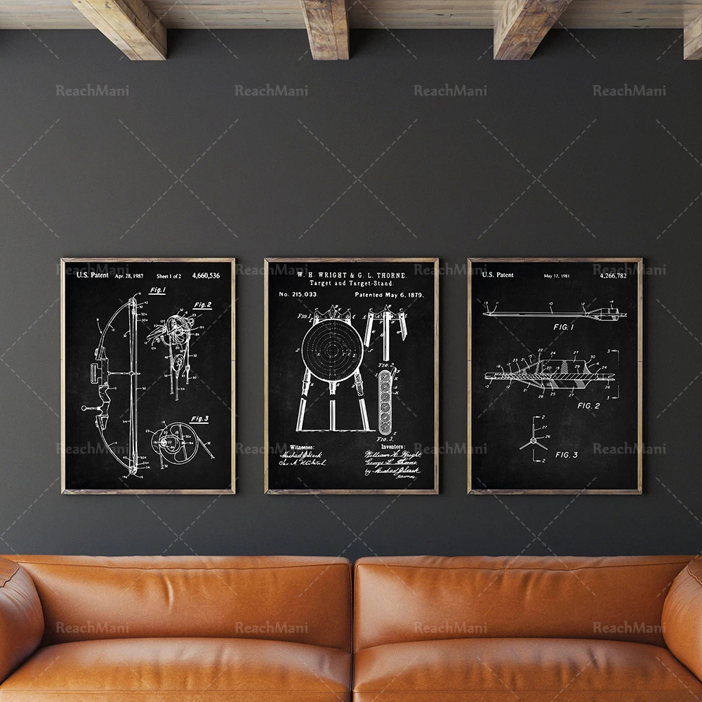 Ensemble de 3 affiches sur le  - Outdoor Hunting Paintings avis et prix