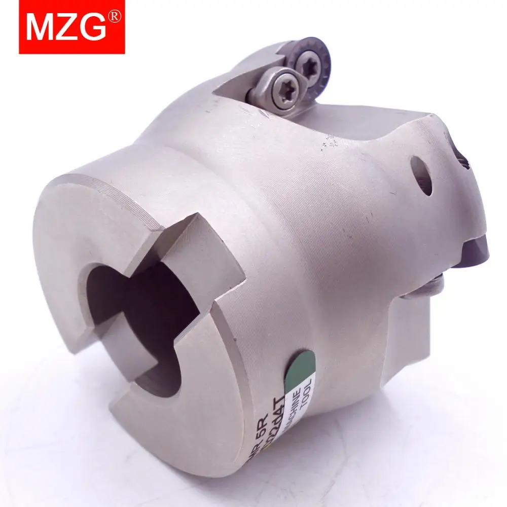 MZG EMR 5R 63 80 100 mm RP Carbide Insert Clamped Alloy End Mill Shank Milling Cutting Machining Round Nose Milling Cutter