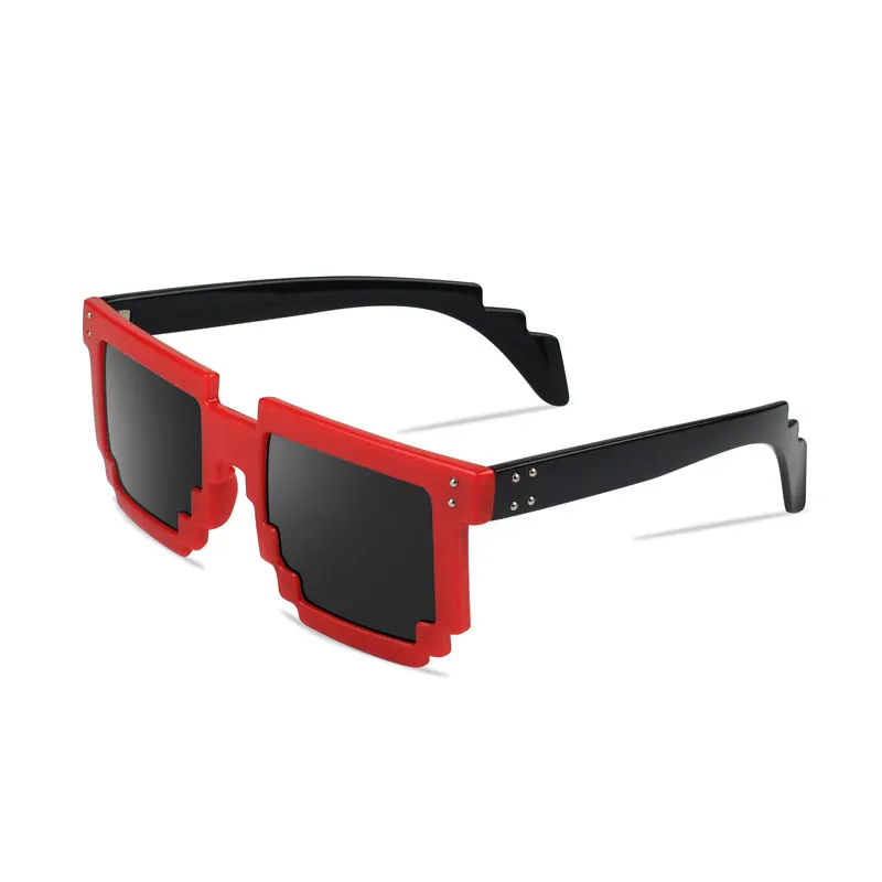 Sunglasses Pixel Points for Women Men\'s Fashion Glasses Glossy Black Matt Black Tea Red Pink Green Tortoise