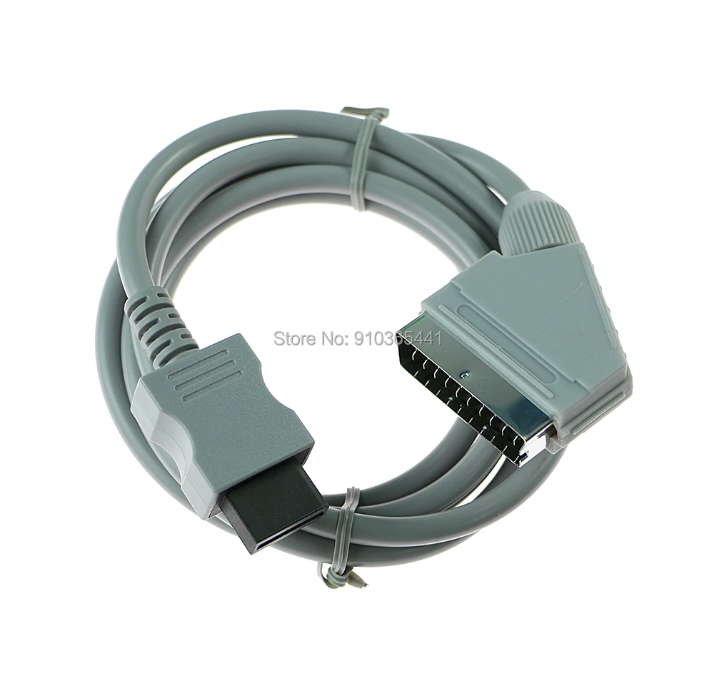 Câble péritel RVB pour Nintendo Wii, connecteurs Ntsc Pal, HD HDTV, AV, câble rette pour Wii NTSC, PAL, haute qualité, lot de 1 pièce