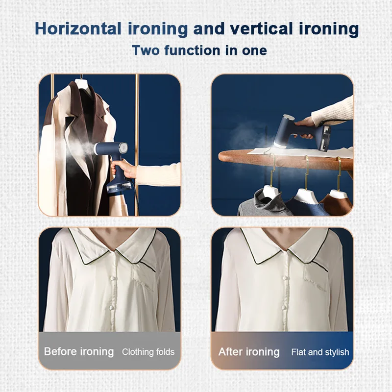Máquina de planchado a vapor para colgar, vaporizador de ropa de mano, limpiador eléctrico para el hogar, generador de ropa de planchado a vapor, nuevo