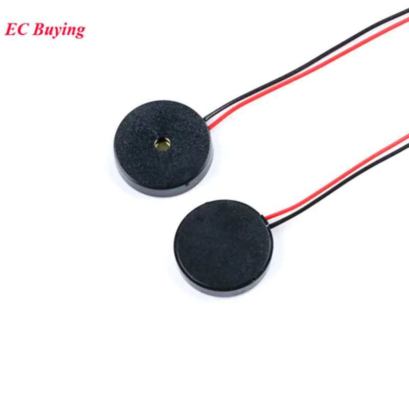 20pcs/5pcs Mini Passive Buzzer 1325 1404 1704 Piezoelectric Buzzers 13*2.5MM 14*14MM 17*4MM AC Alarm Speaker with Cable DIY