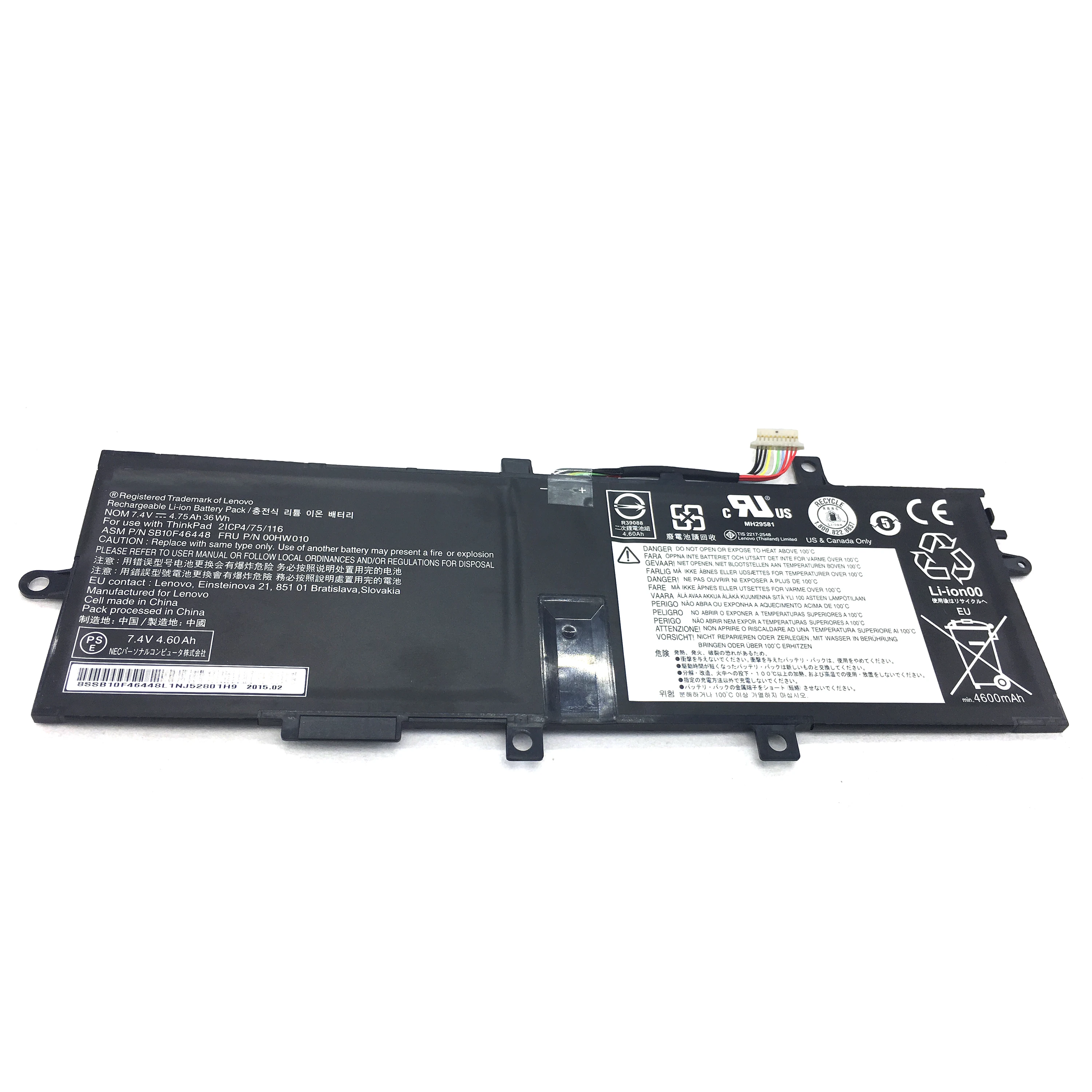 Genuine 36Wh 00HW004 00HW005 00HW010 00HW011 SB10F46442 SB10F46448 SB10F46443 Battery For Lenovo ThinkPad Helix 2 TP00065A Table