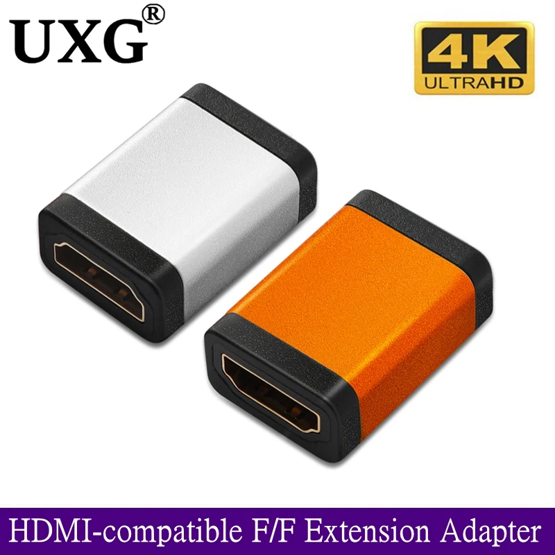 HDTV-Compatible Extender 4K HD 2.0V Female To Female  Connector Cable Extension  Coupler For PS4/3 TV Switch HD Extender Adapter