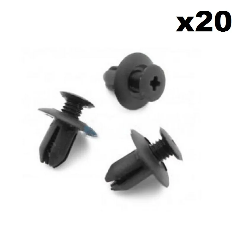 20X 8Mm Plastic Tri… - image