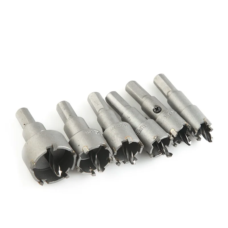 Professional stainless steel plate iron metal cutting kit hard alloy punch drill bit stainless steel hole opener