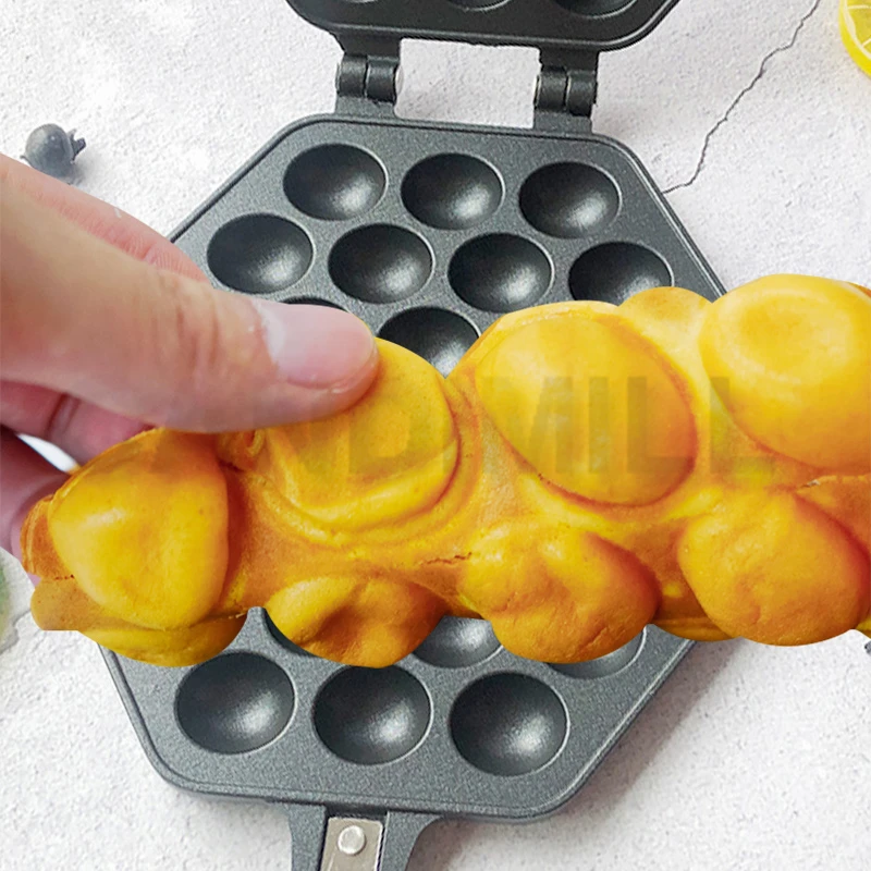 CANDIMILL QQ エッグバブルケーキベーキングパンクリスピーエッグエッグオムレツ型香港ワッフルメーカーパンアイロンマフィンノンスティックプレート