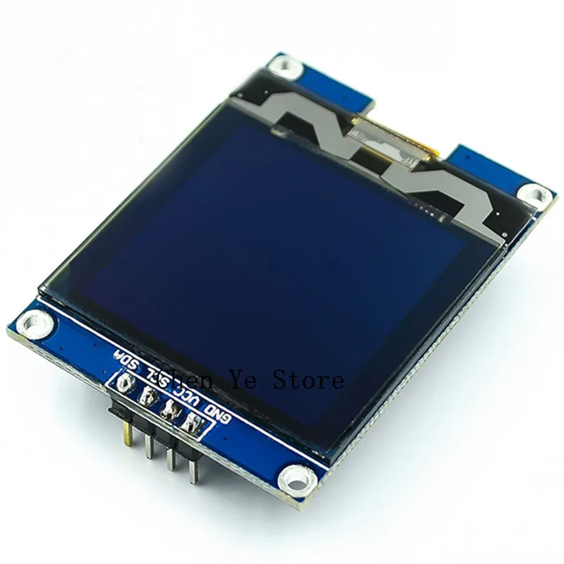 Free Shipping 1pcs 1.5 inch OLED LCD IIC module 128*128 SSD1327 driver I2C communication compatible Arduino