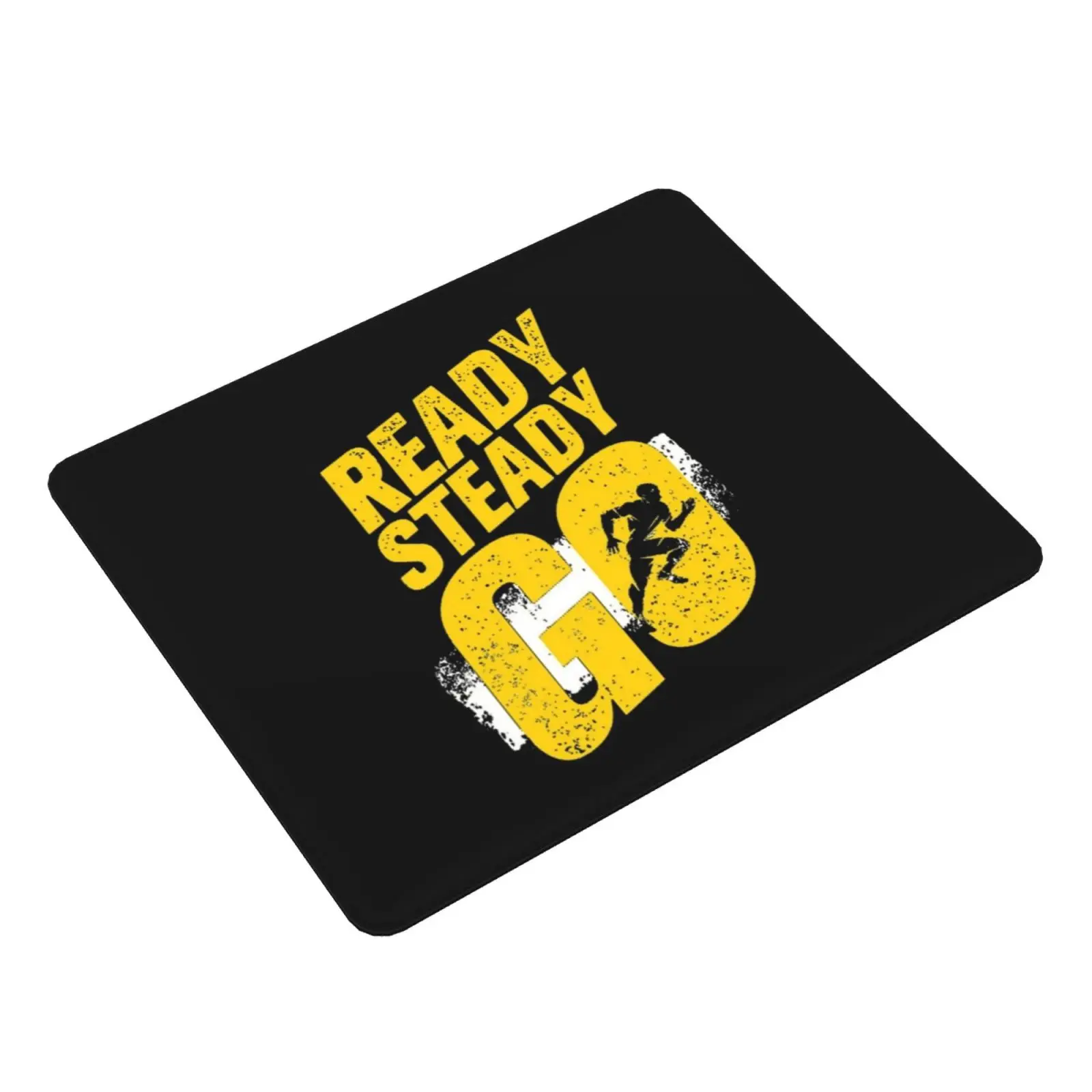 Ready Steady Go-Running Workout & Fitness Motivation Mouse Pad DIY Print Cushion Fitness Running Workout Gym